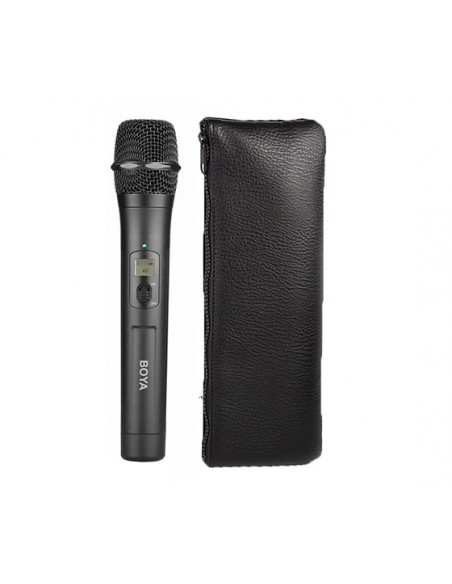  PROZOR Micrófono inalámbrico con control de eco de graves  agudos de volumen, sistema de micrófono dinámico de mano inalámbrico UHF  dual con receptor recargable para máquinas de karaoke, DJ, canto, 